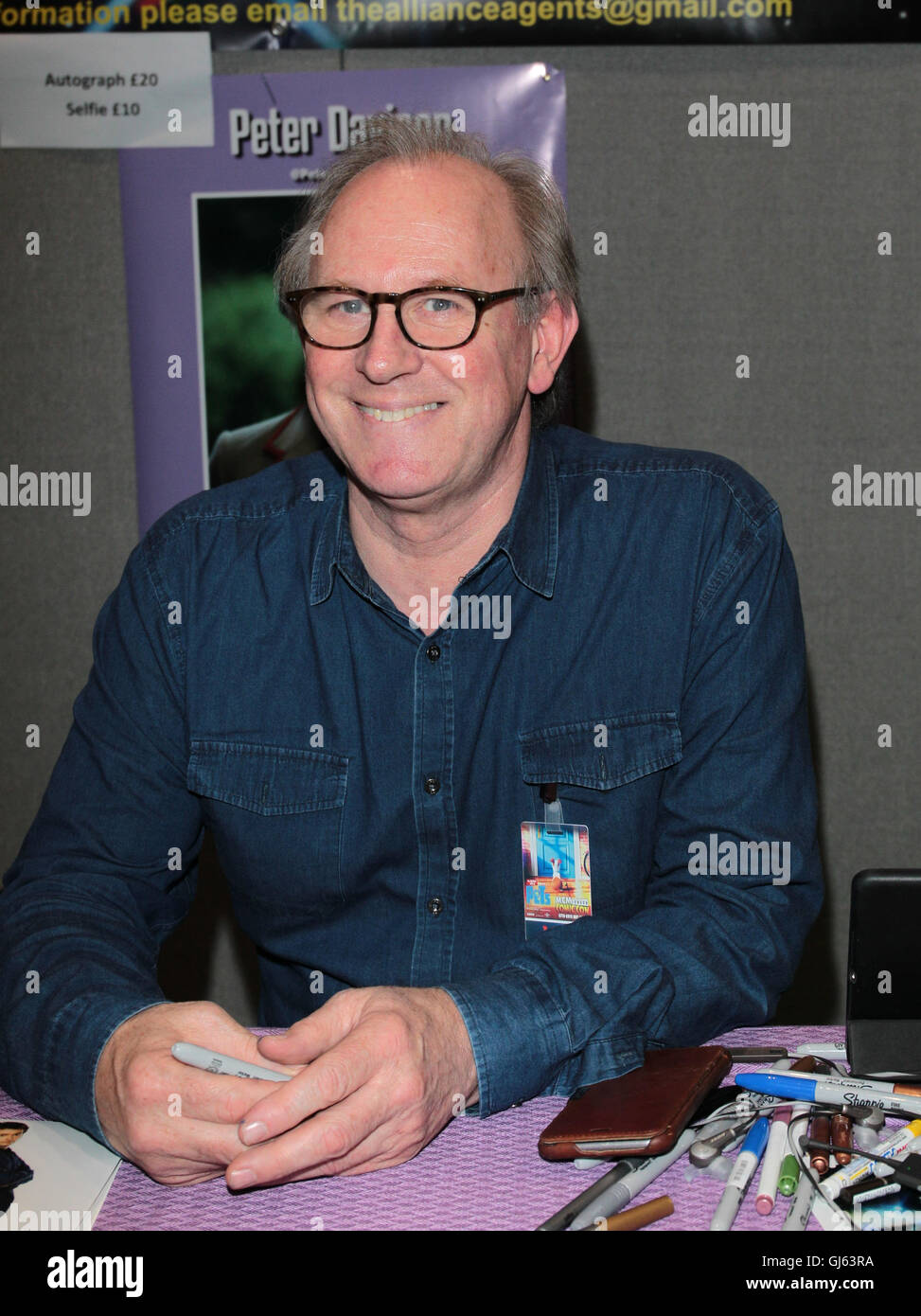 Londres, Royaume-Uni - 29 MAI 2016 : Peter Davison assiste à la MCM London Comic Con dans London ExCel Banque D'Images