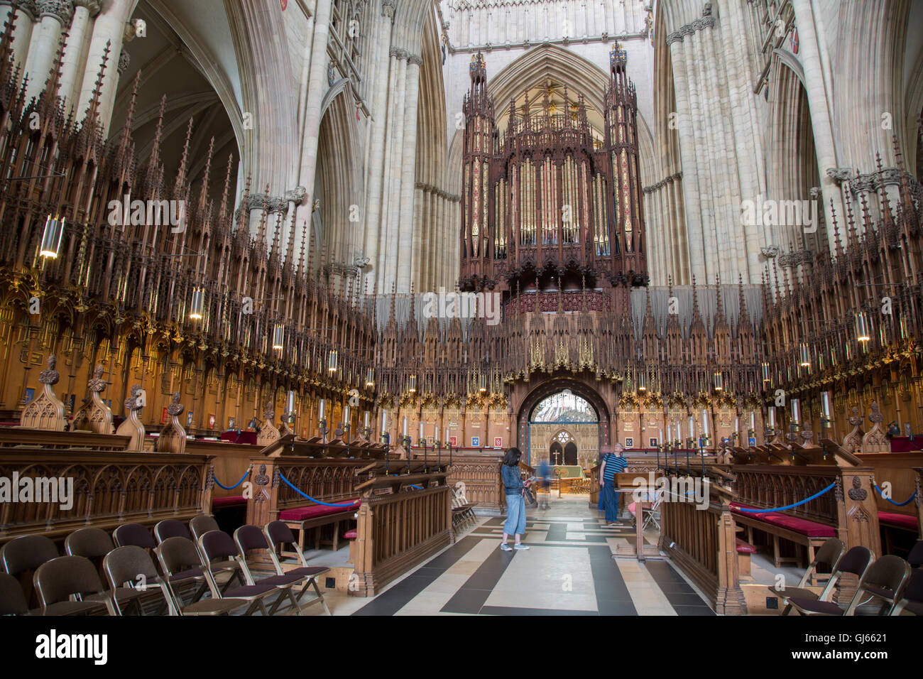 Orgue de la cathédrale de York église cathédrale ; Angleterre ; UK Photo  Stock - Alamy