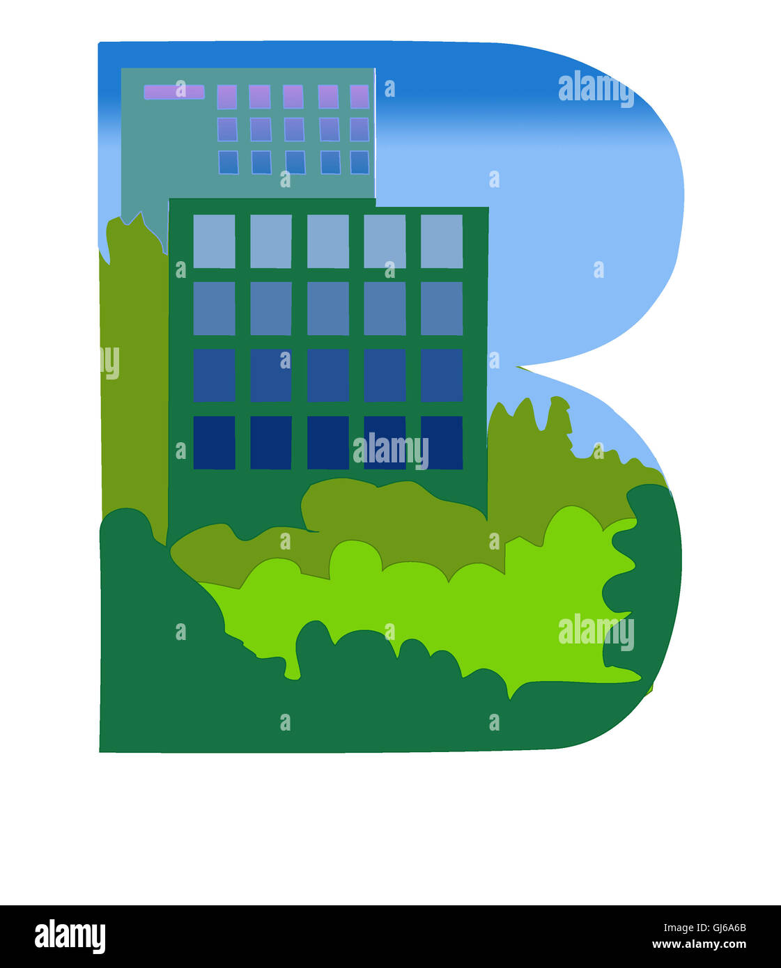 B-lettre Banque D'Images B-lettre Banque D'Images