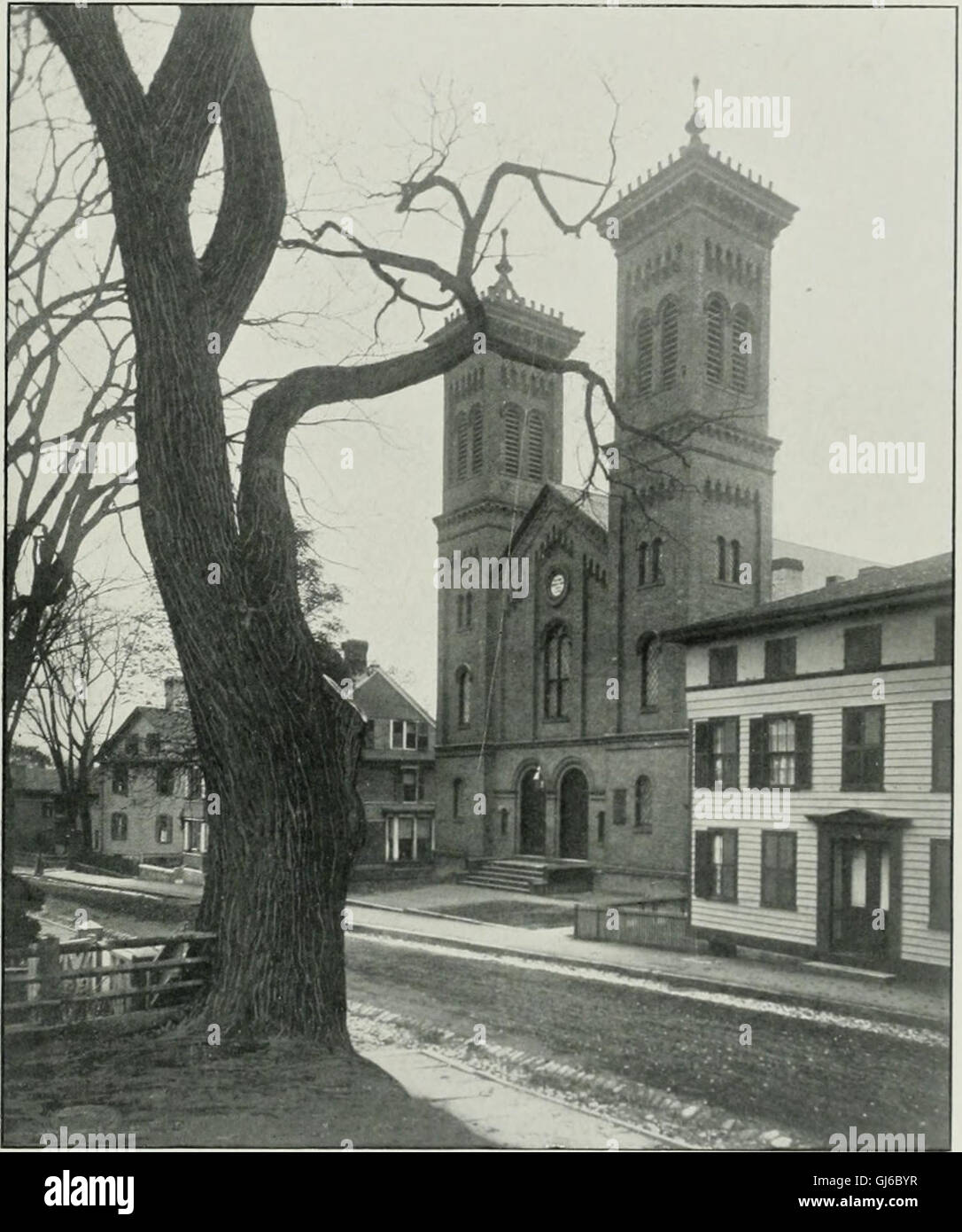 Pittoresque de Londres et ses environs, Groton, mystique, Montville, Waterford, au début du xxe siècle ; caractéristiques notables d'intérêt (1901) Banque D'Images