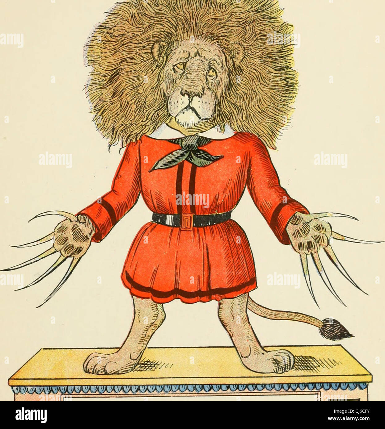 'The Political Struwwelpeter' (1899) est une œuvre satirique qui utilise le format familier de 'Struwwelpeter' pour critiquer les figures politiques et les questions sociales de l'époque. Il combine illustrations et commentaires politiques de manière ludique mais critique. Banque D'Images
