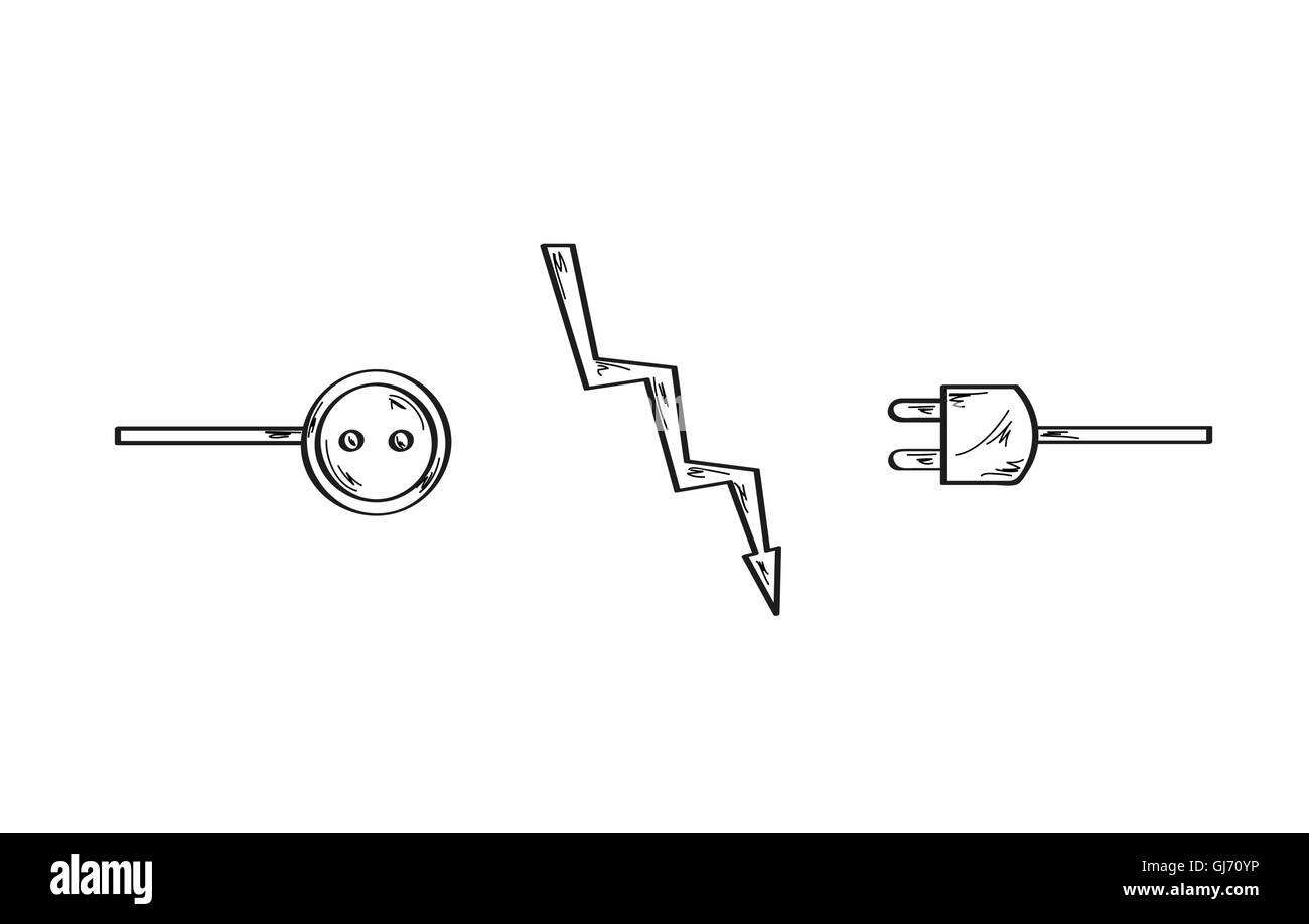 électricité Illustration de Vecteur
