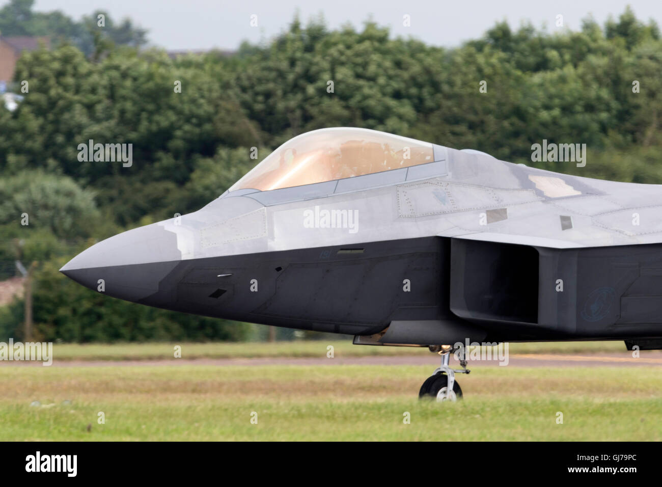 United States Air Force F-22A Raptor de l'USAF À RIAT 2016, Royal International Air Tattoo Banque D'Images