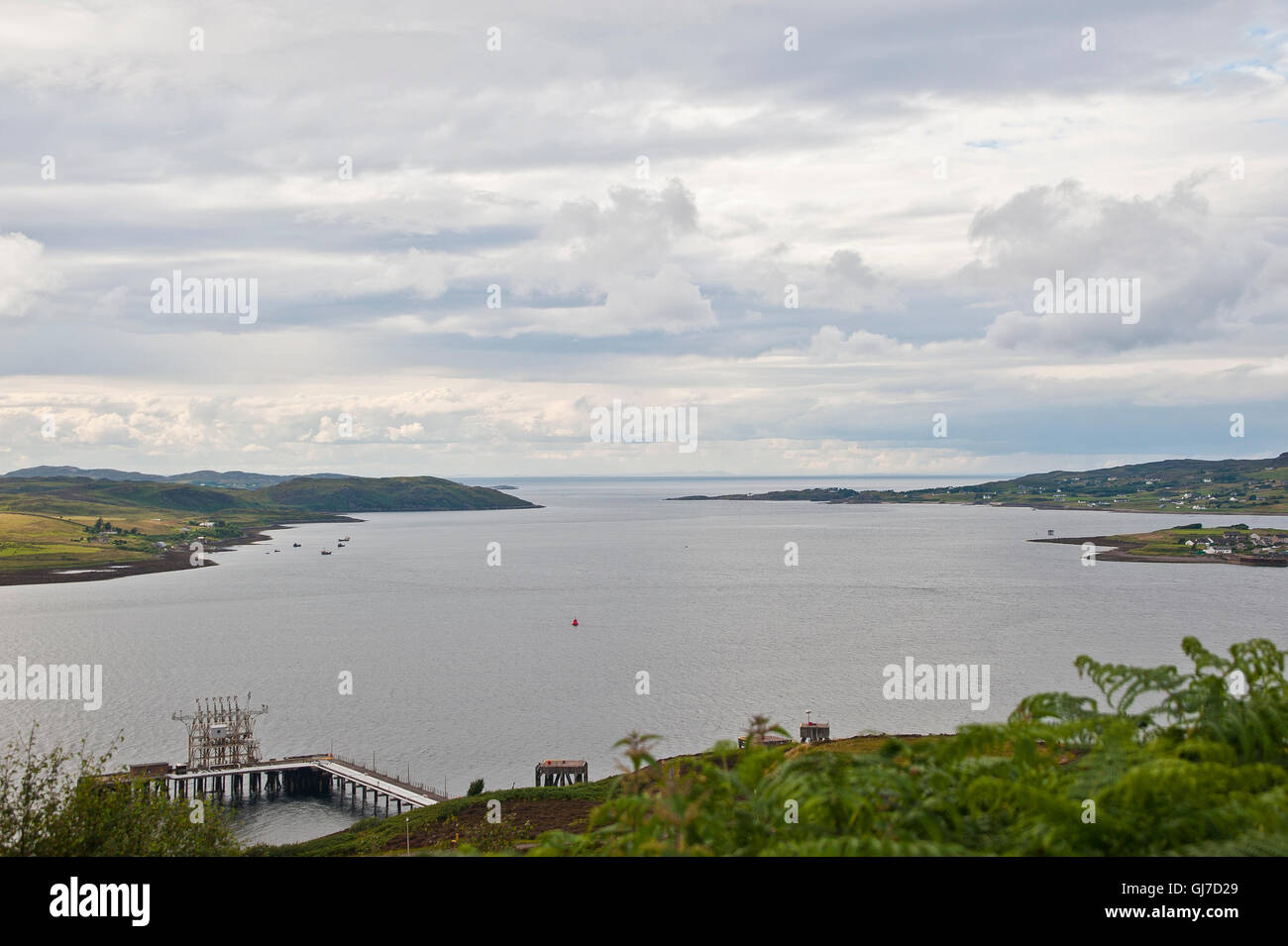 Camping sauvage par moray, highlands, Scotland Banque D'Images