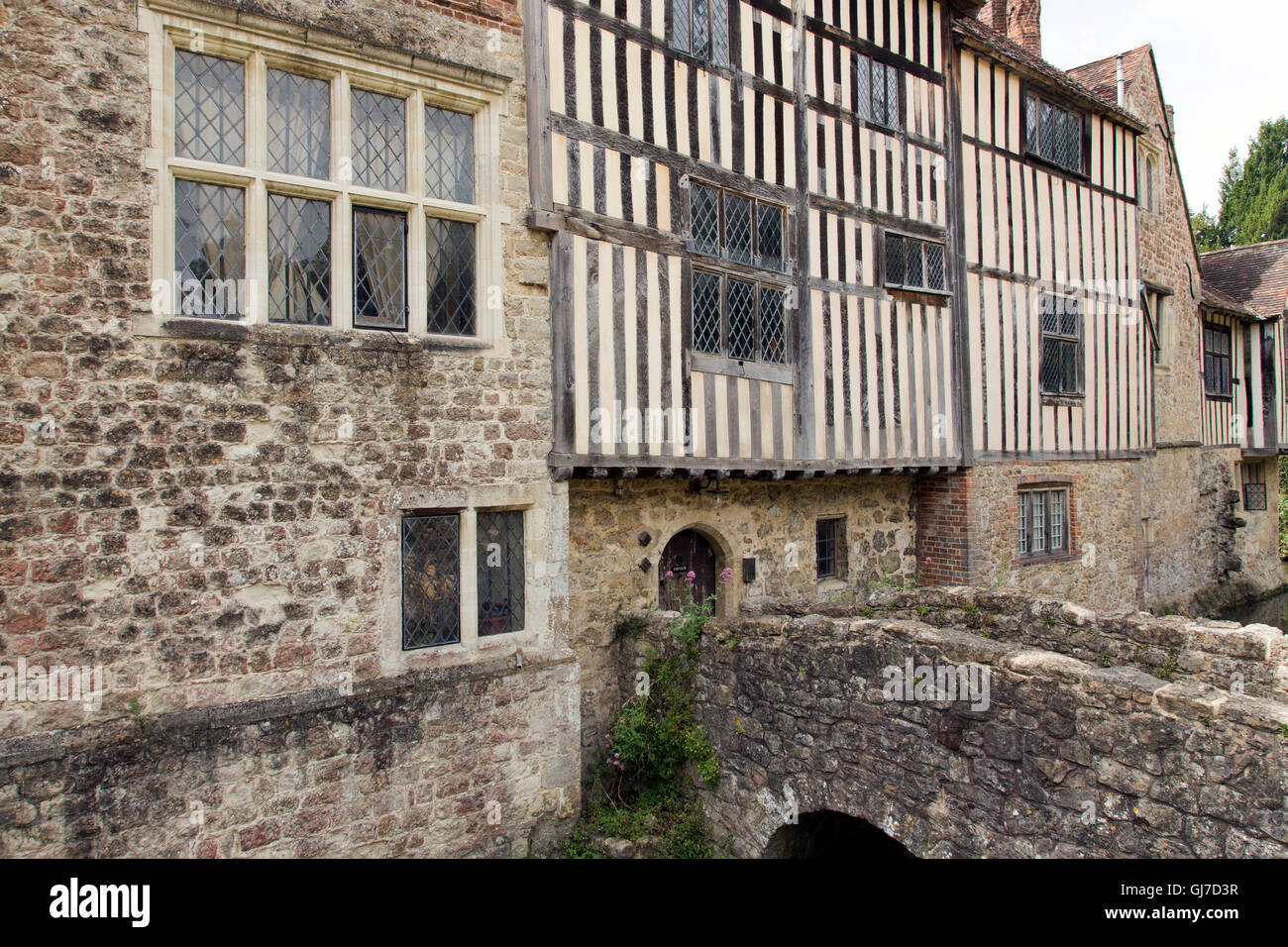 Ightham Mote Banque D'Images