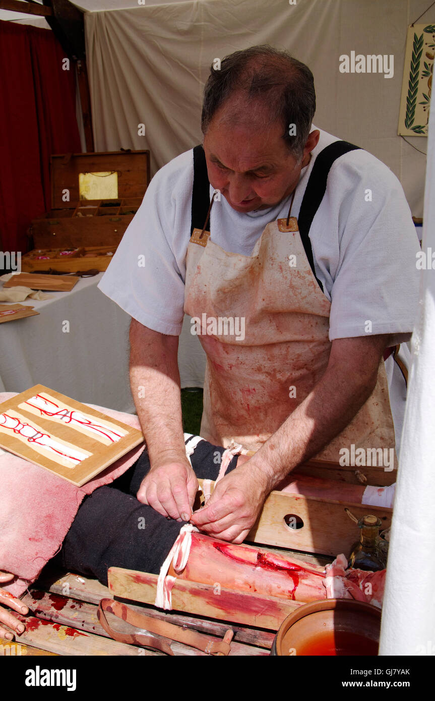 Événement romain de Chester Banque D'Images