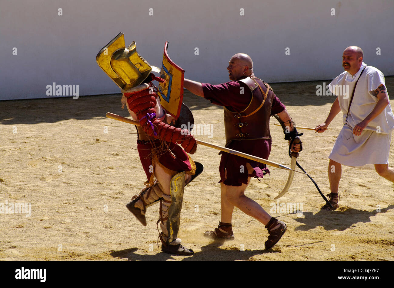 Événement romain de Chester Banque D'Images
