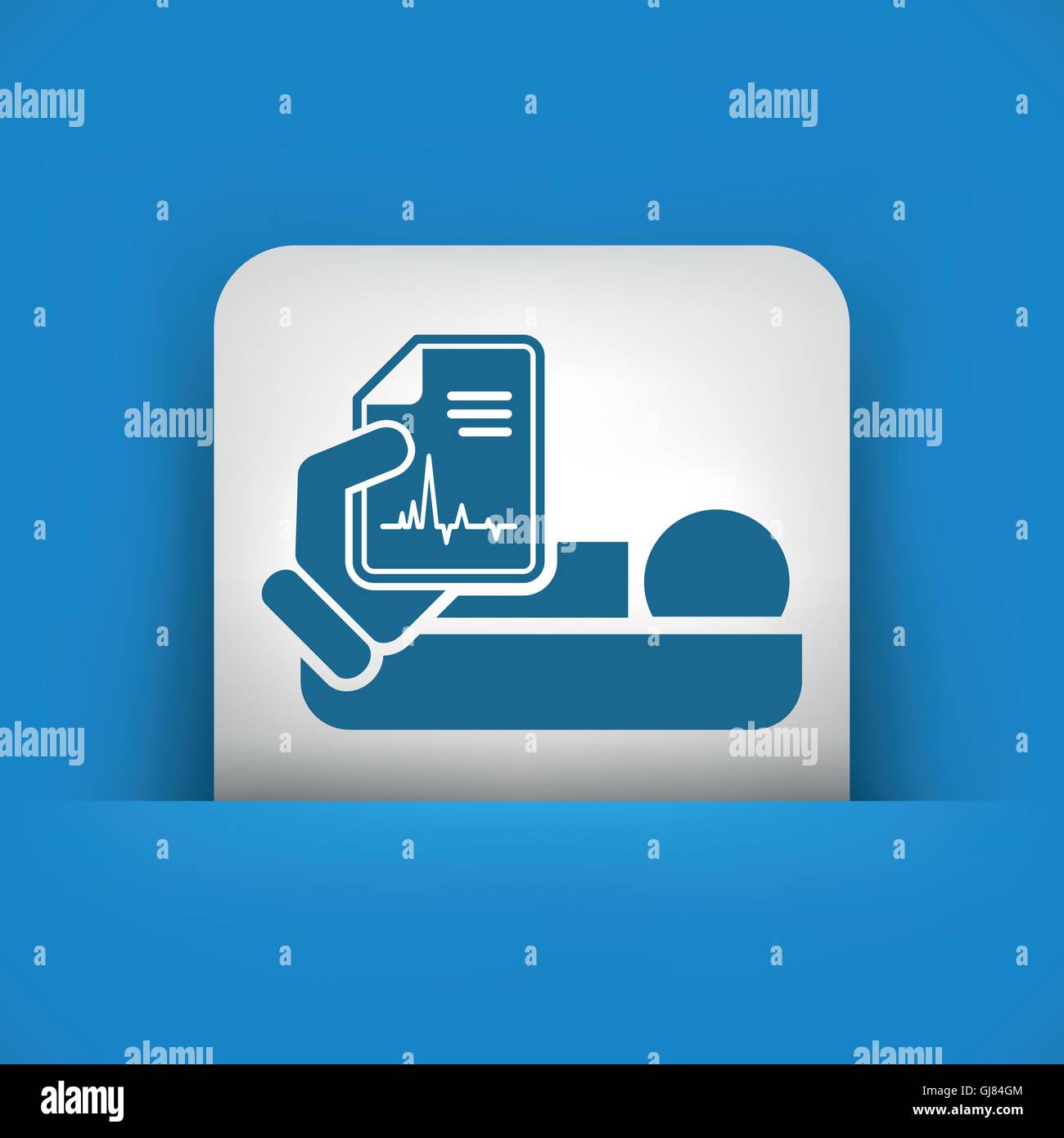 Chambre d’hôpital Illustration de Vecteur