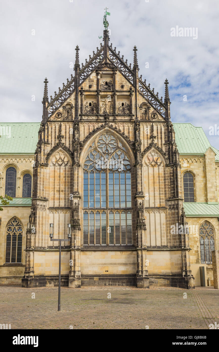 St Paulus Dom dans le centre historique de Münster, Allemagne Banque D'Images