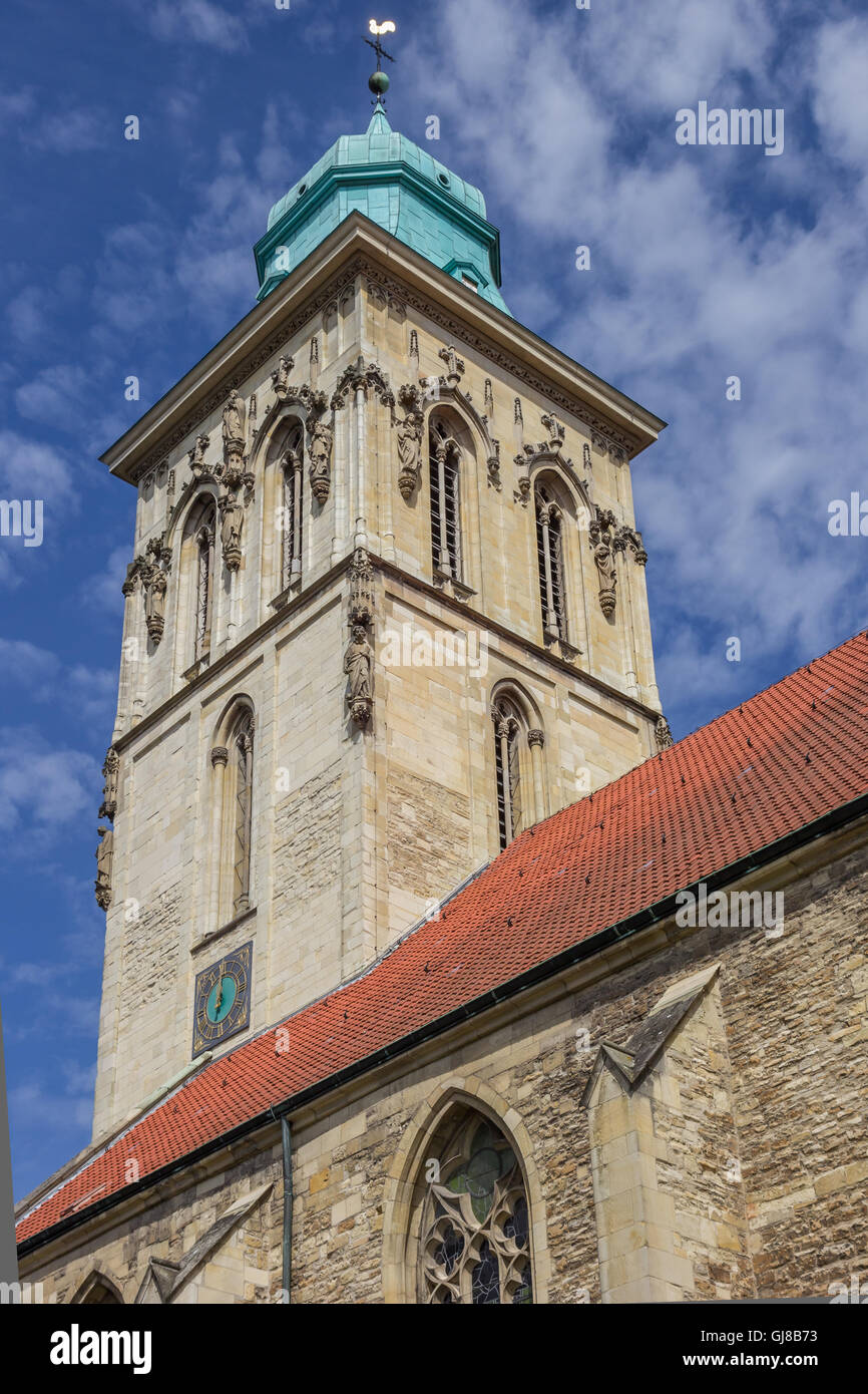 Tour de l'église martini. st à Munster, Allemagne Banque D'Images