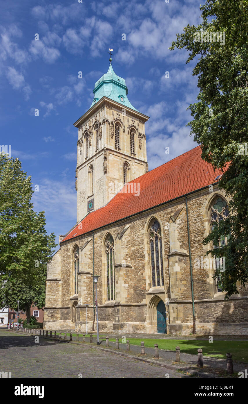 Saint église martini dans le centre historique de Münster, Allemagne Banque D'Images