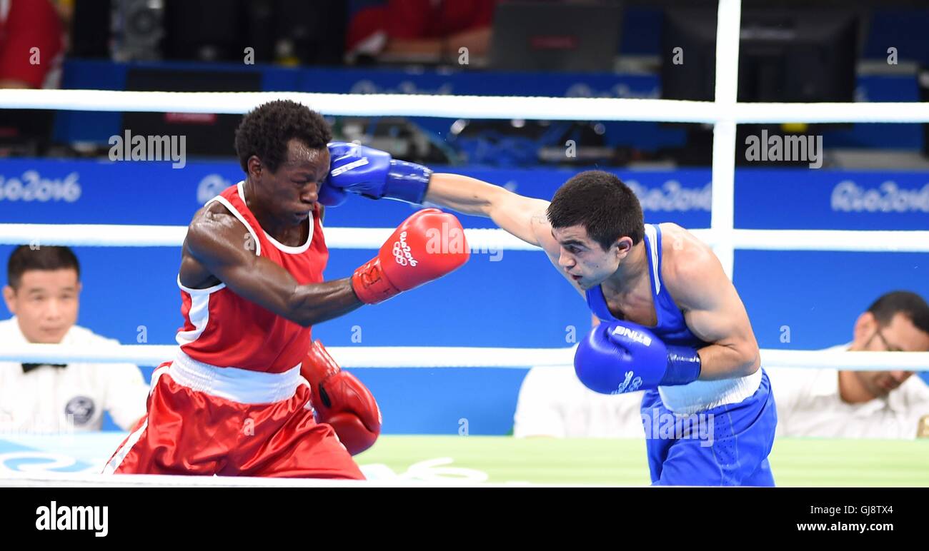 Rio de Janeiro, Brésil. 13 août, 2016. . La boxe. Riocentro 6. Parc olympique. Rio de Janeiro. Le Brésil. 13/08/2016. Credit : Sport en images/Alamy Live News Banque D'Images