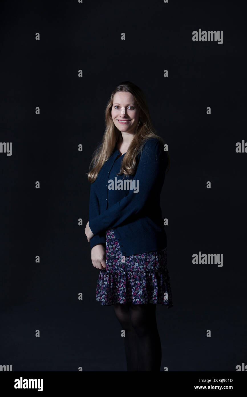 Edinburgh, Royaume-Uni. 14Th Aug 2016. Edinburgh International Book Festival 2e jour. Edinburgh International Book Festival aura lieu à Charlotte Square Gardens. Édimbourg. Photo Laura Bates. Credit : Pako Mera/Alamy Live News Banque D'Images