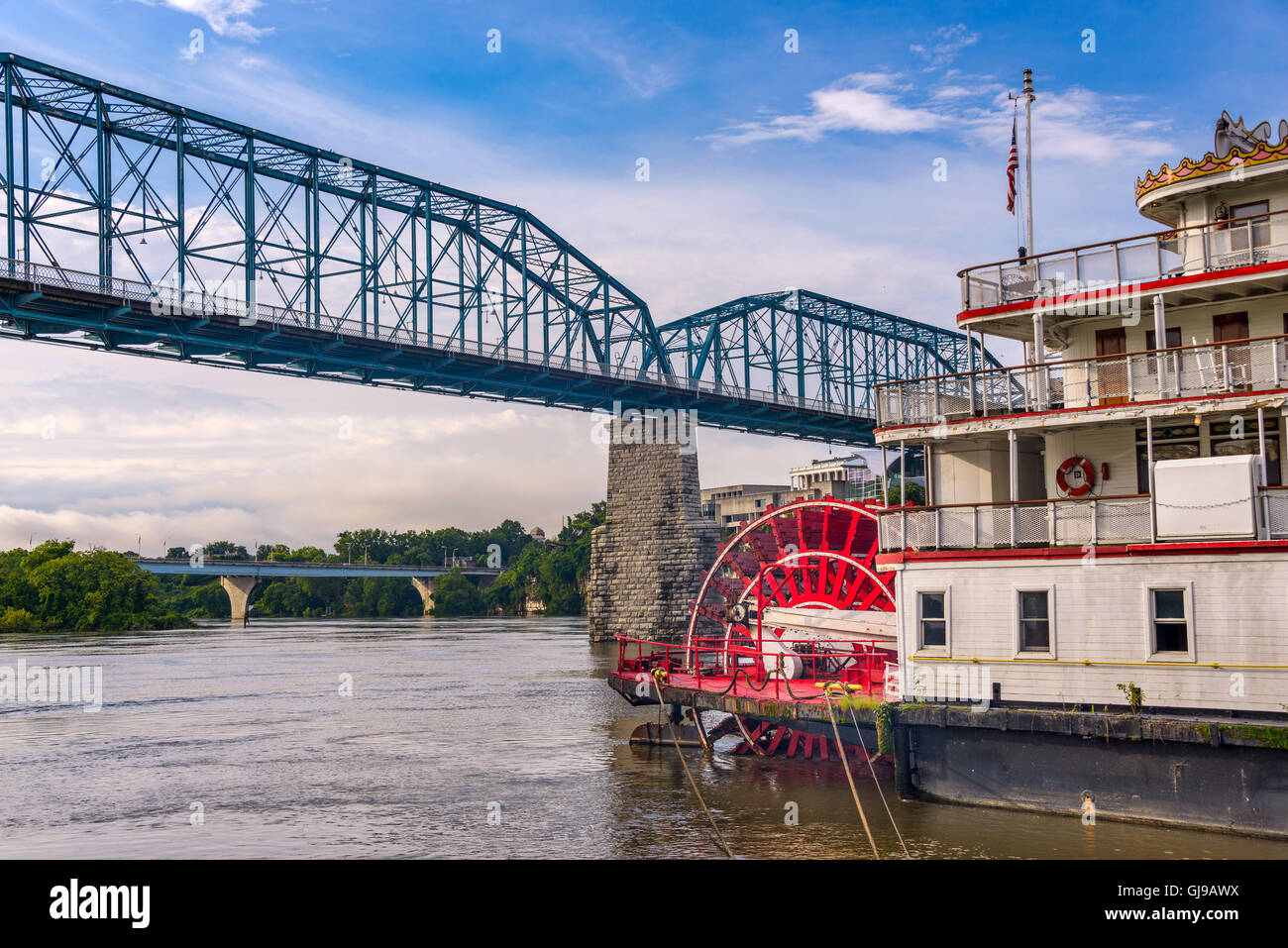 Chattanooga, Tennessee, USA riverfront. Banque D'Images