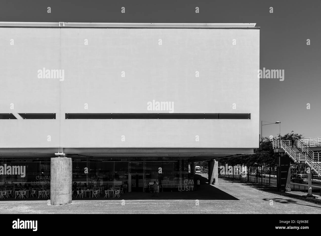 Museu Nacional dos Coches, entraîneur National Museum. Architecte : Giacomo Azzolini, Lisbonne, Portugal. Banque D'Images