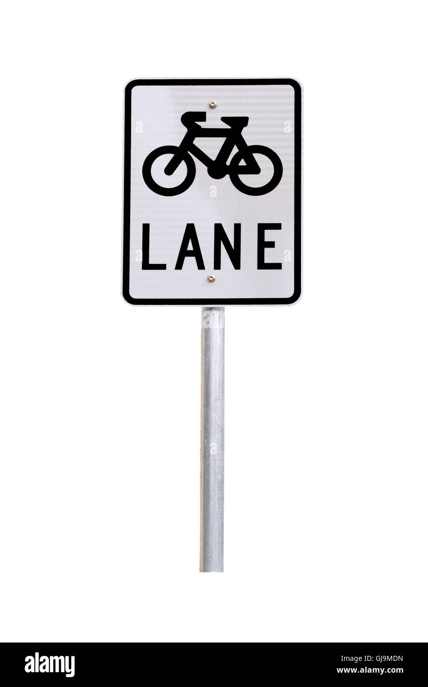 Location Lane Traffic Sign - Australian Road Sign Banque D'Images