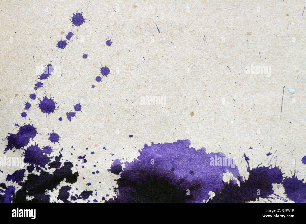 Taches d’encre Banque D'Images