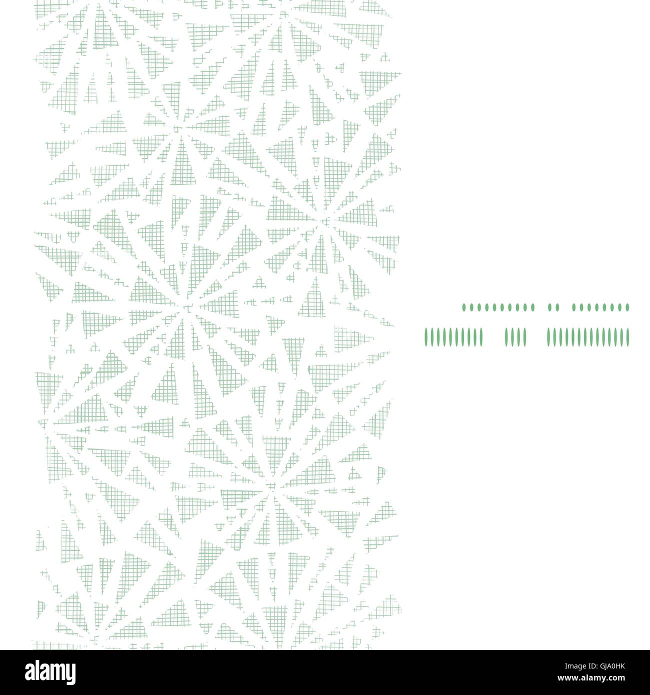 Abstract green texture textile triangles de la structure horizontale de fond transparent Illustration de Vecteur