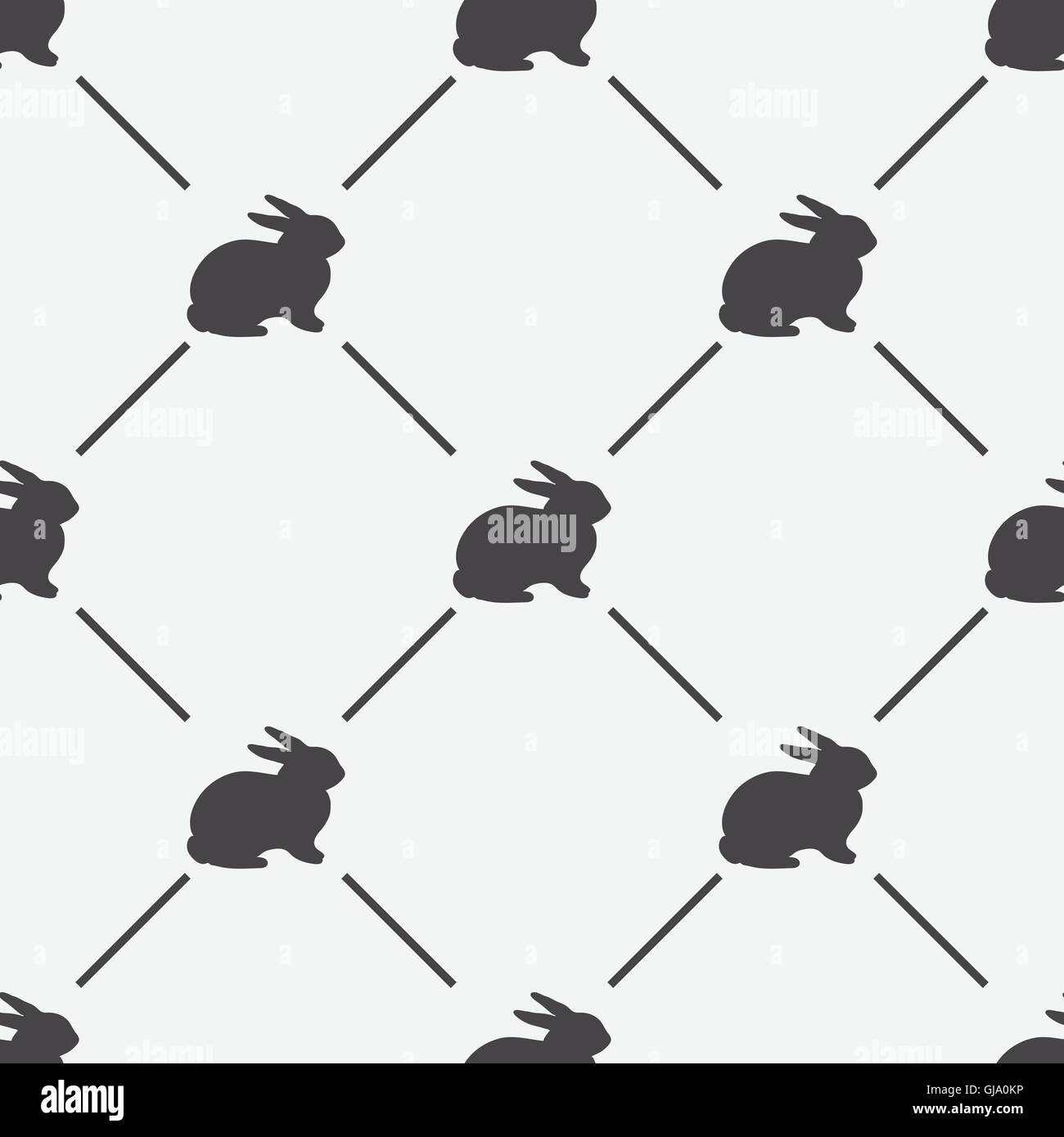Seamless texture Lapin, illustration vectorielle sans fin Illustration de Vecteur