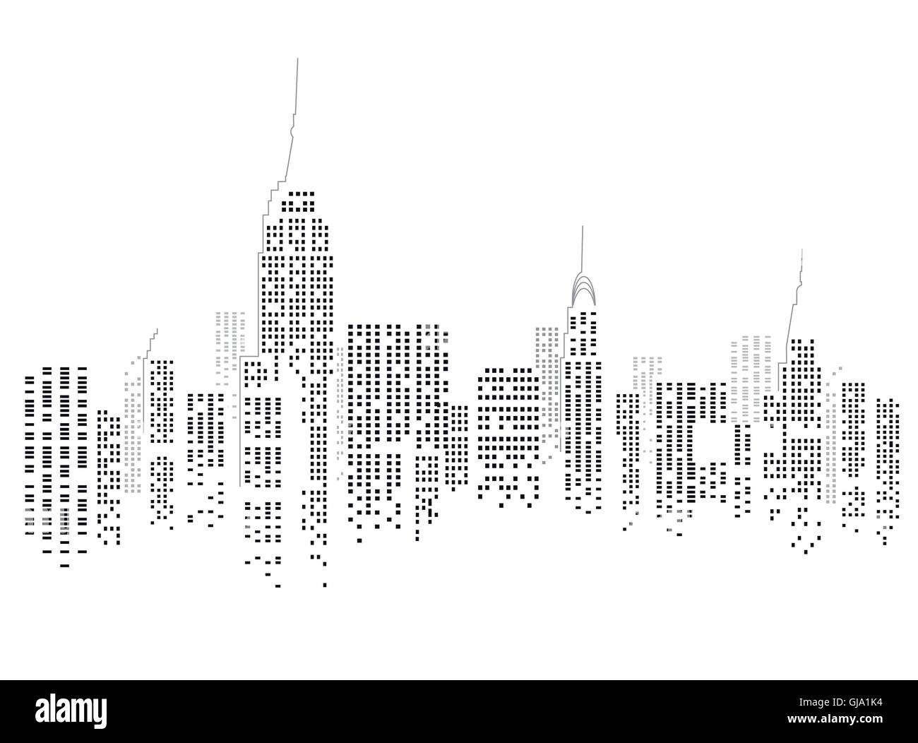 New York City Illustration de Vecteur