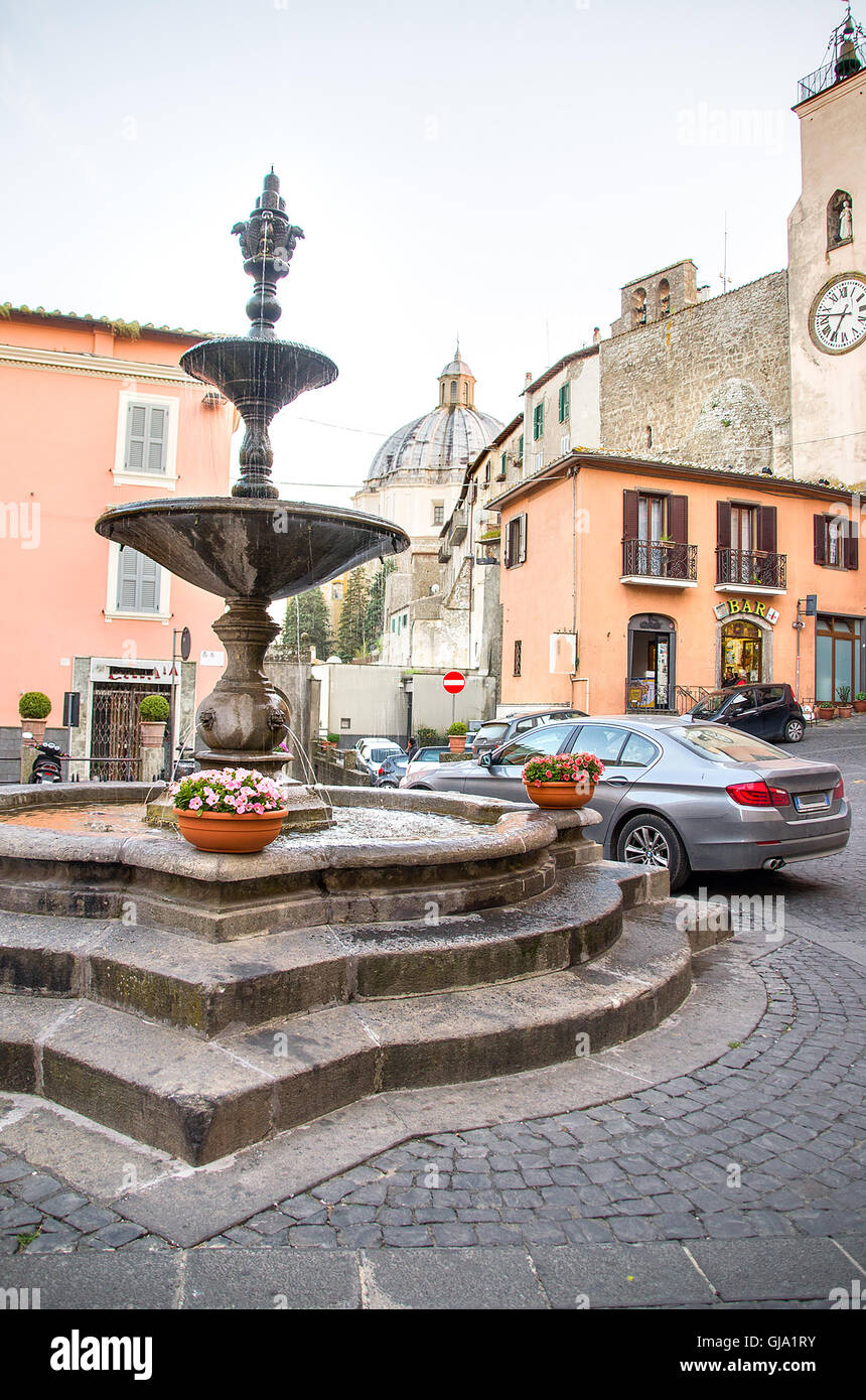 Montefiascone (Latium - Viterbe) - centre du village italien Banque D'Images