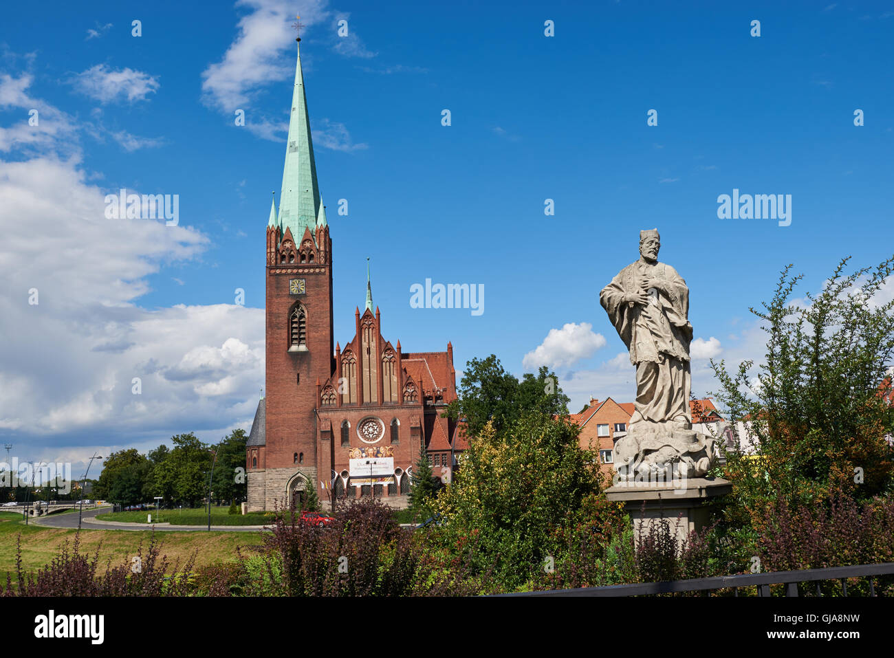 Paroisse Saint Jack à Legnica. Pologne Banque D'Images
