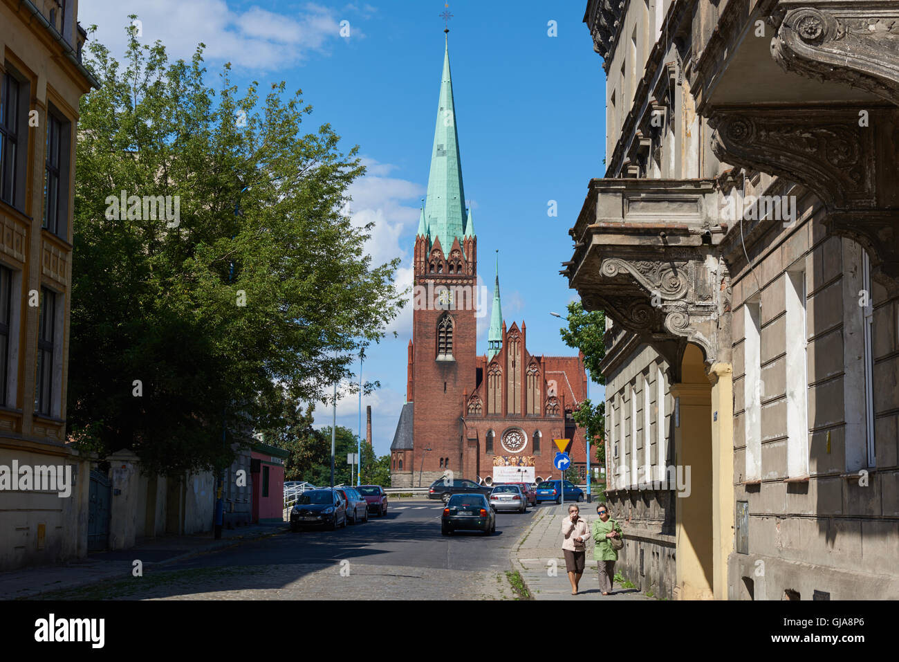 Paroisse Saint Jack à Legnica. Pologne Banque D'Images