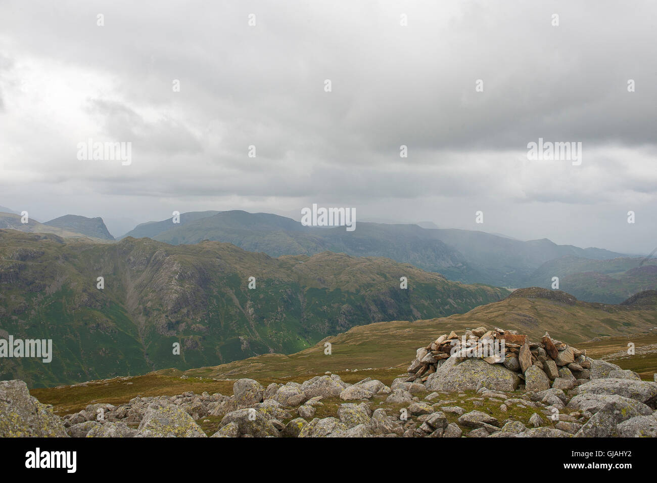 Haut ascendant soulever le long de gill greenup, Keswick borrowdale, Lake District, Cumbria Banque D'Images