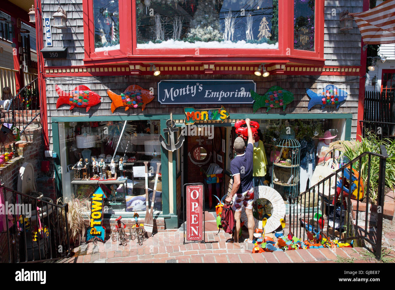 Affaires, Provincetown, Cape Cod, Massachusetts Banque D'Images