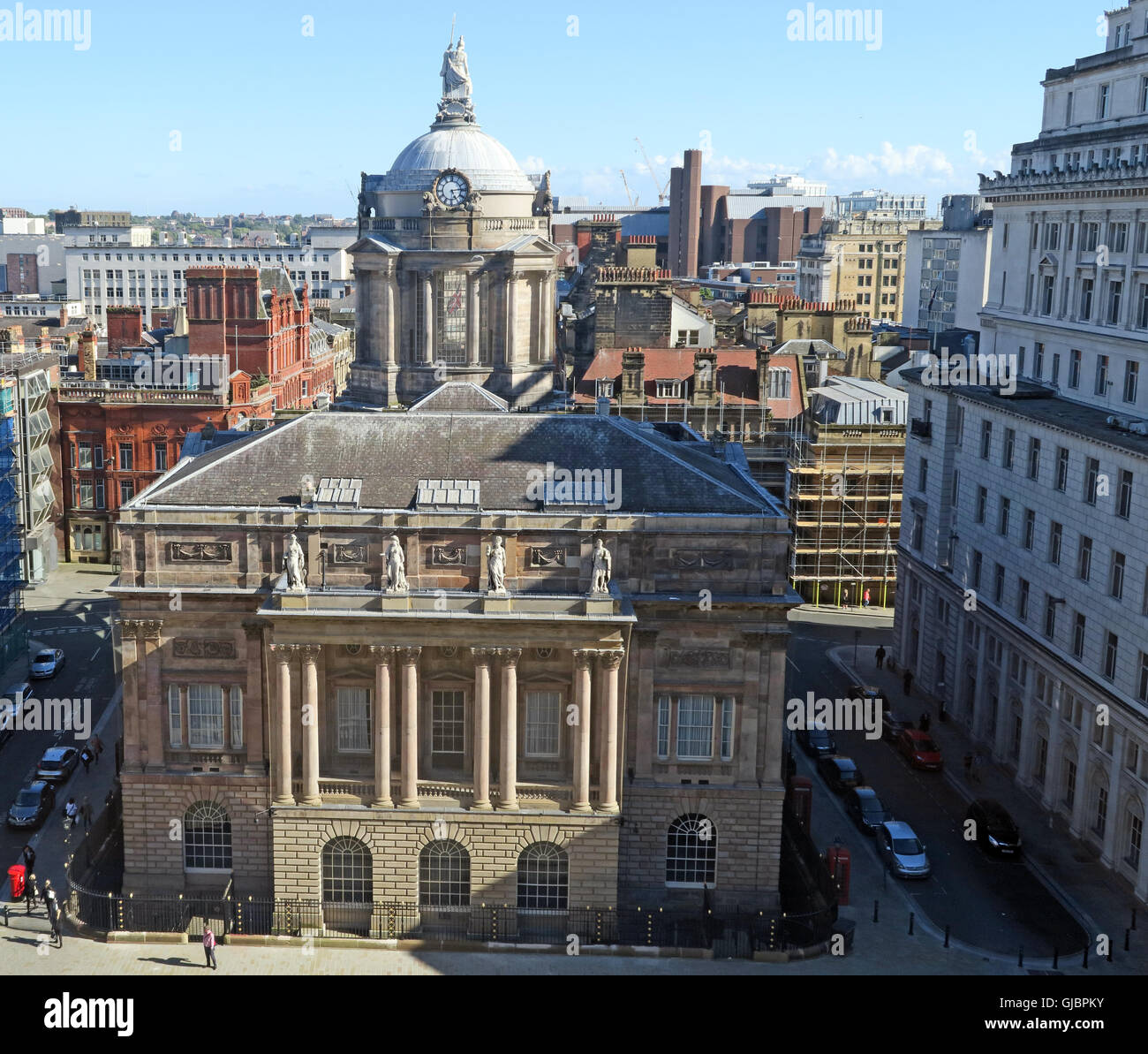 Liverpool Town Hall, High Street, Liverpool, Merseyside, au nord ouest de l'Angleterre, L2 3SW Banque D'Images