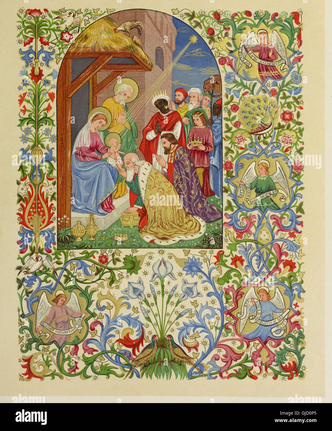 'A Christmas Carol' (1873) est une nouvelle de Charles Dickens qui raconte l'histoire d'Ebenezer Scrooge, un homme avare qui subit une transformation après avoir été visité par trois esprits, mettant en évidence des thèmes de générosité, de compassion et de justice sociale. Banque D'Images