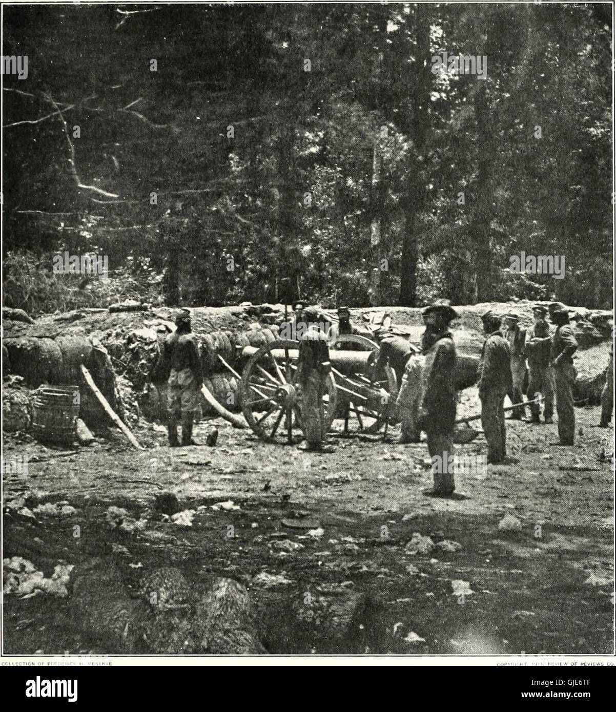 L'histoire photographique de la guerre civile - en dix volumes (1911) Banque D'Images