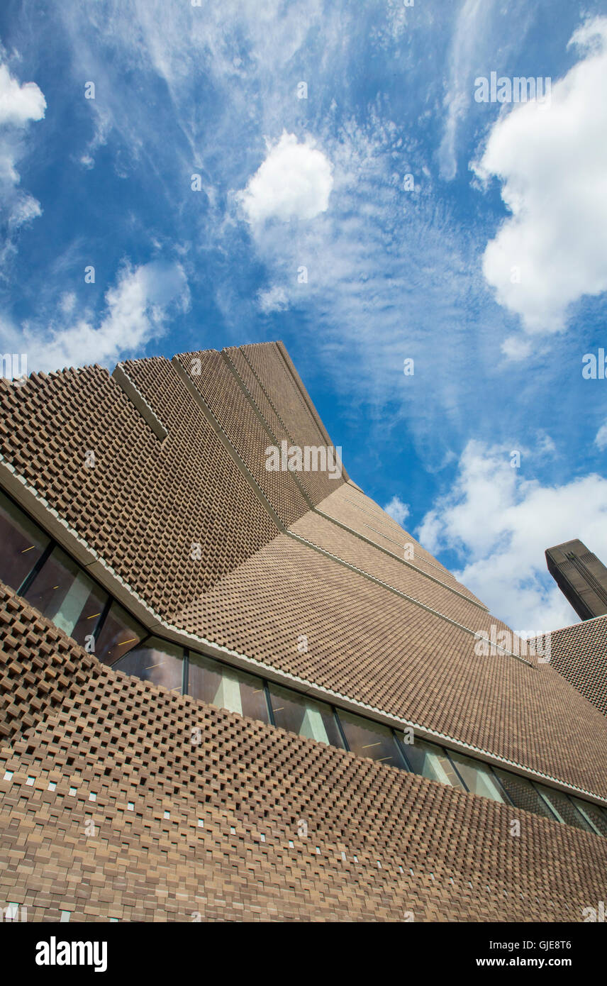 L'Extension de la Tate Modern, Bankside, Swirch House, Londres, Royaume-Uni Banque D'Images