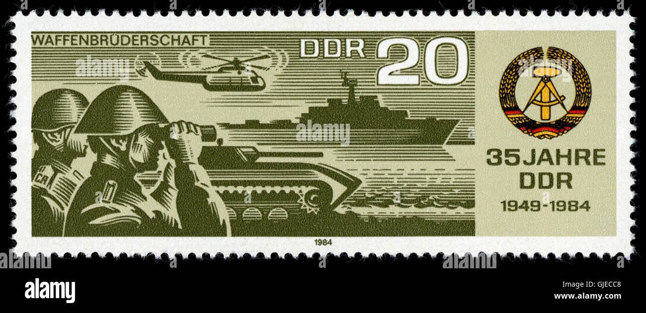 Le timbre DDR 1984 MiNr 2894 commémore un événement ou un thème important en Allemagne de l'est en 1984. Il a été publié dans le cadre d'une série consacrée à la commémoration de sujets nationaux importants. Banque D'Images