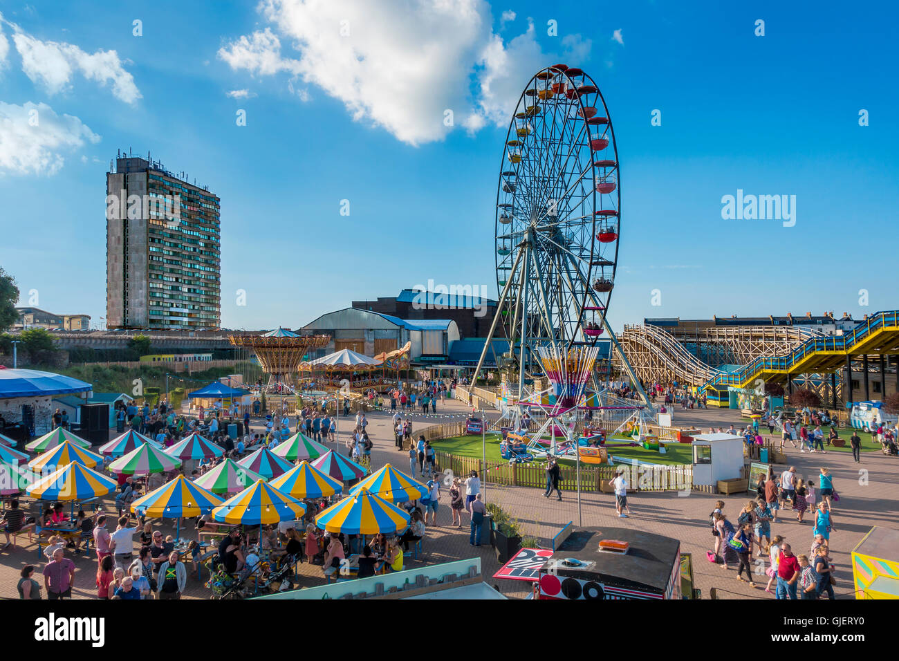 Le parc d'attractions Dreamland Margate Thanet Kent England UK Banque D'Images
