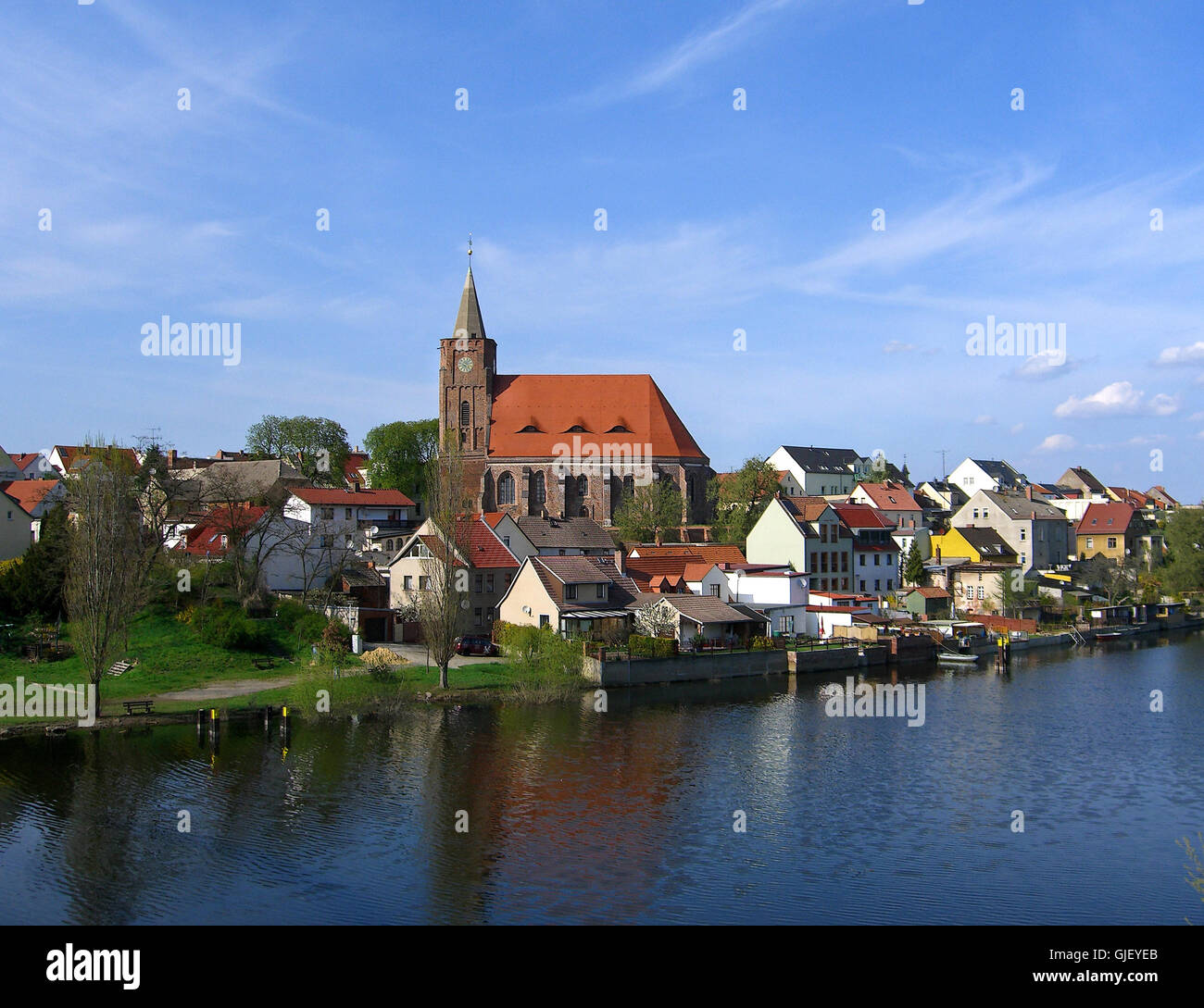 Furstenberg an der oder Banque D'Images