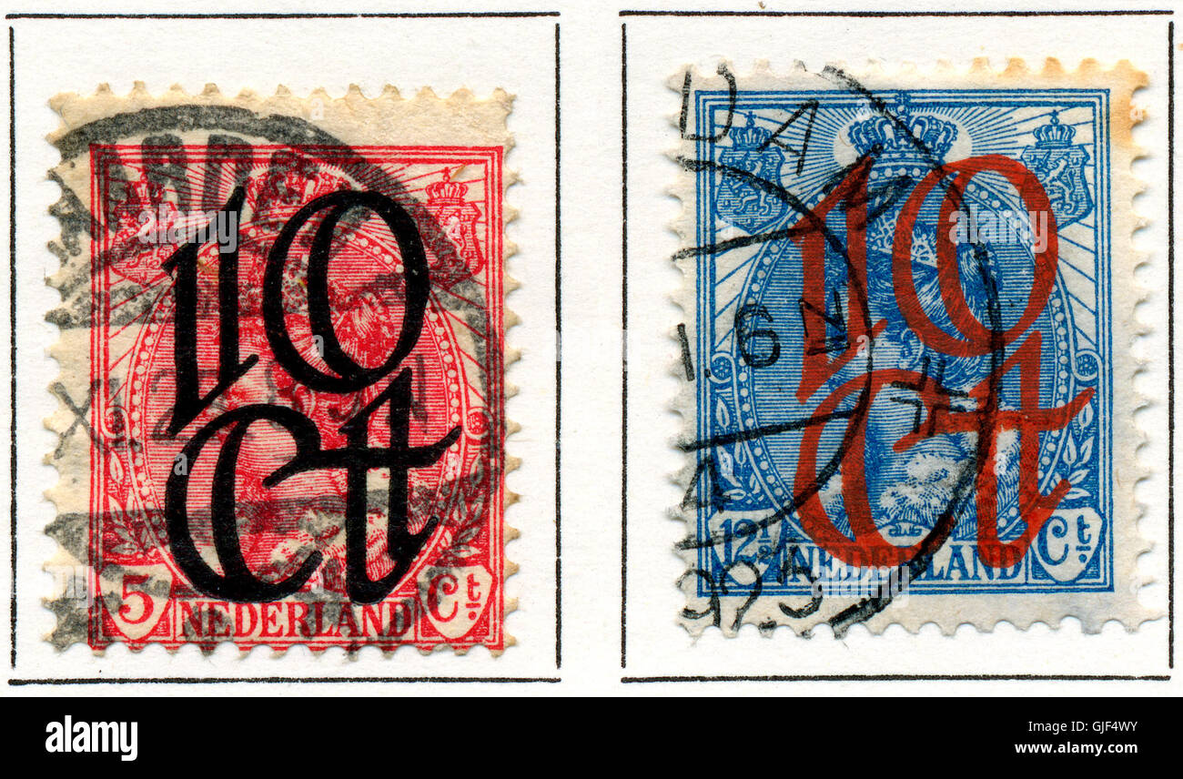 Postzegel 1923 10 100 Banque D'Images
