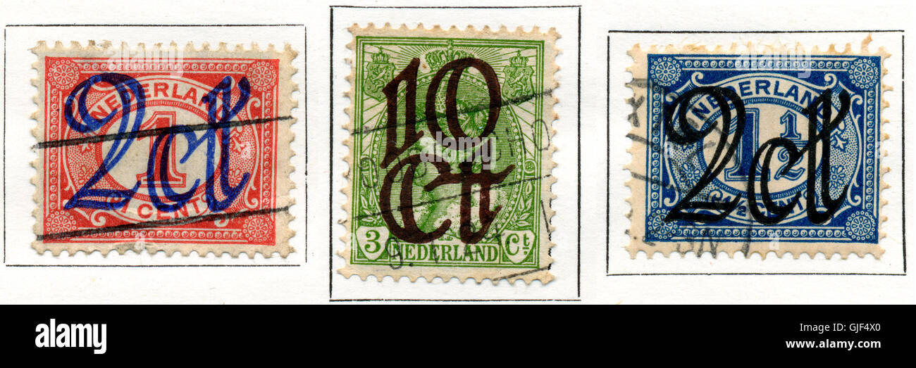 Postzegel 1923 2-10 100 Banque D'Images