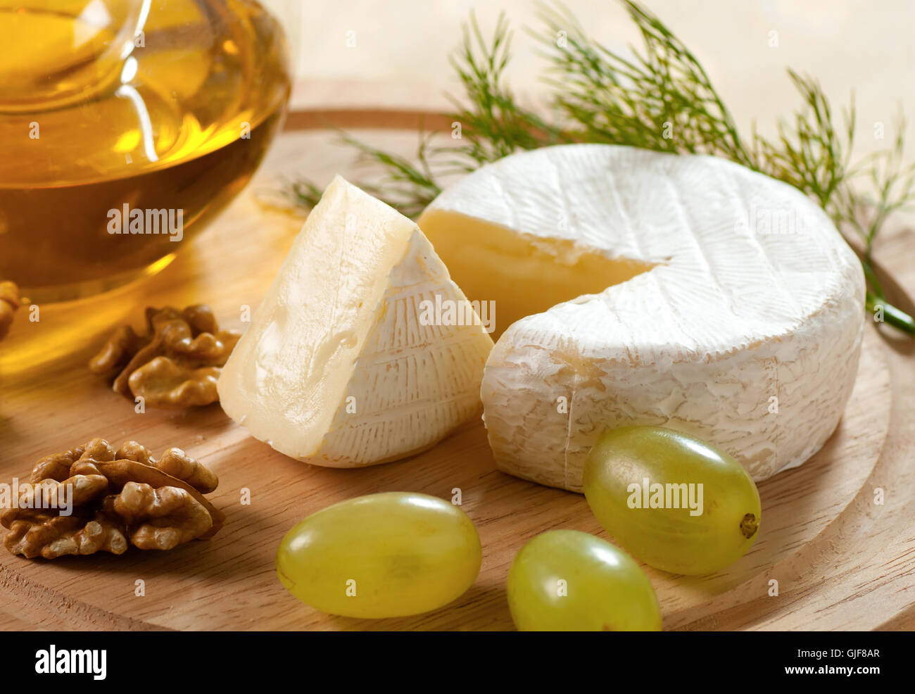 Fromage brie Banque D'Images
