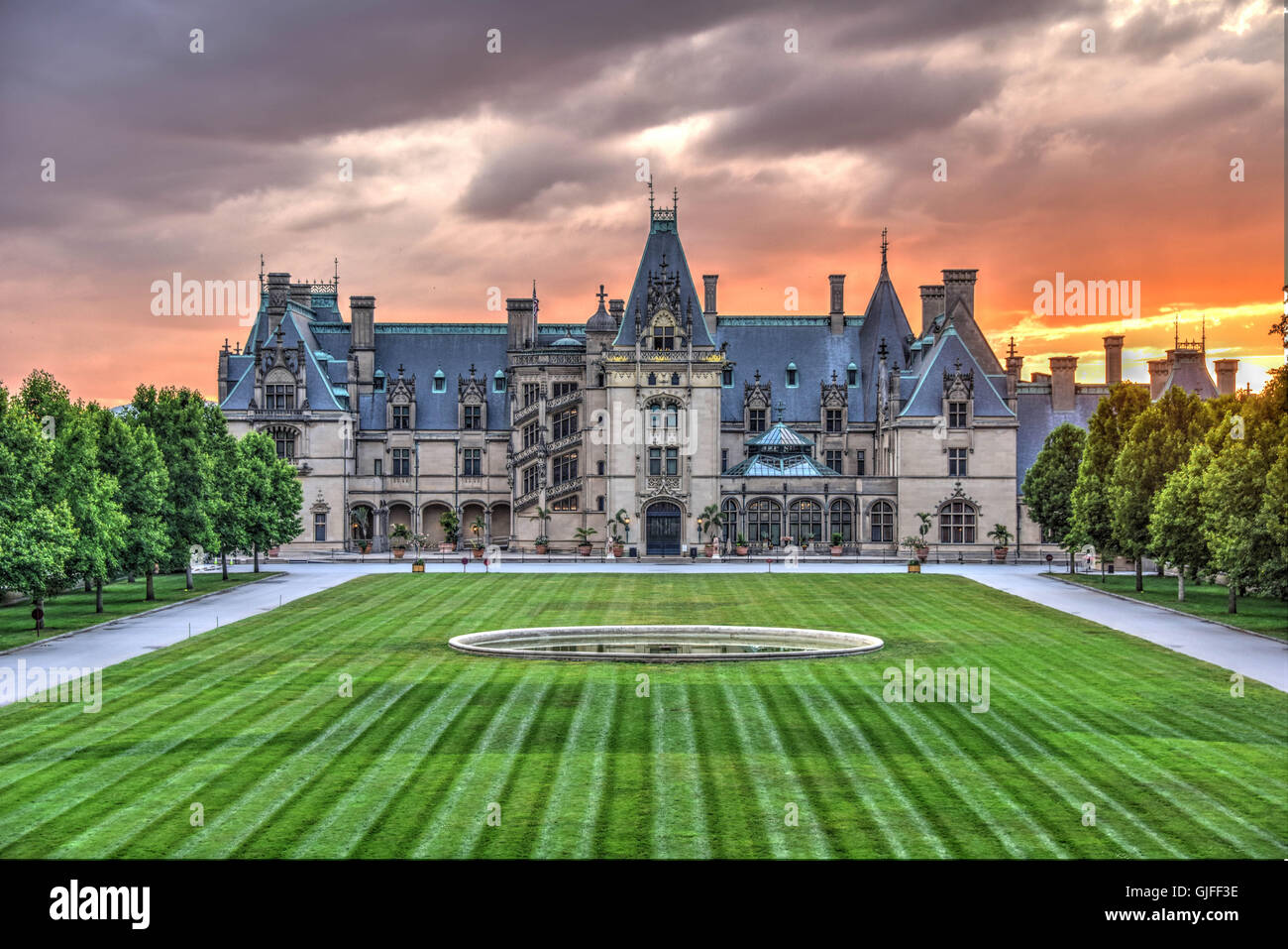 Biltmore Estate à Asheville en Caroline du Nord Banque D'Images