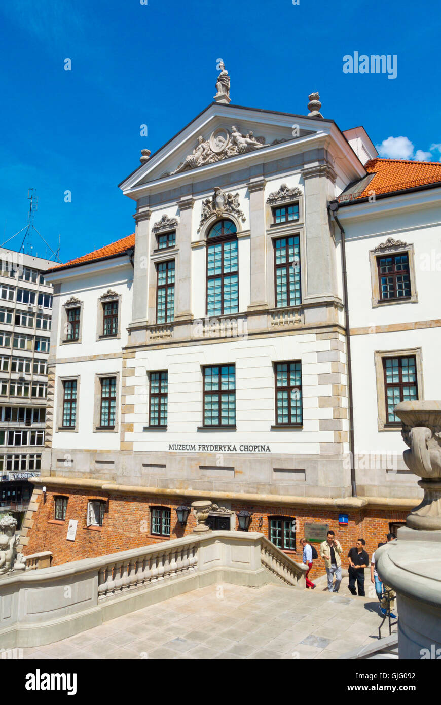 Muzeum Fryderyka Chopina, Musée Frédéric Chopin, Palac Gninskich, Palais Ostrogski, Varsovie, Pologne Banque D'Images