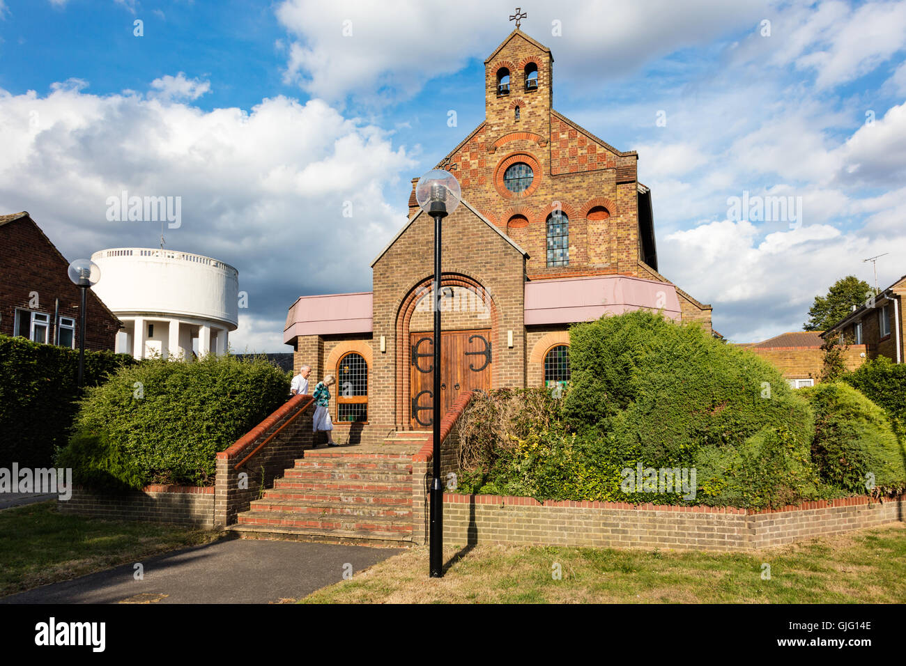 L'église catholique du Christ Rédempteur à Billericay Essex, UK Banque D'Images