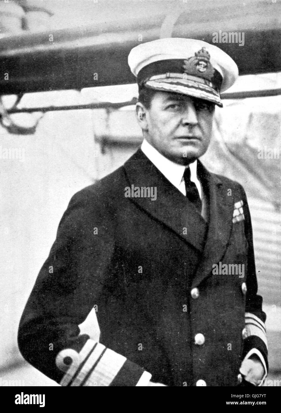 Amiral de la flotte David Beatty, officier de la Royal Navy Banque D'Images