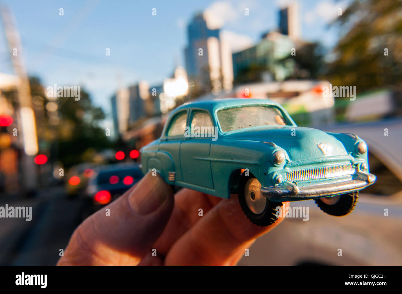 Modèle rétro Vauxhall Velox, Melbourne, Victoria, Australie Banque D'Images