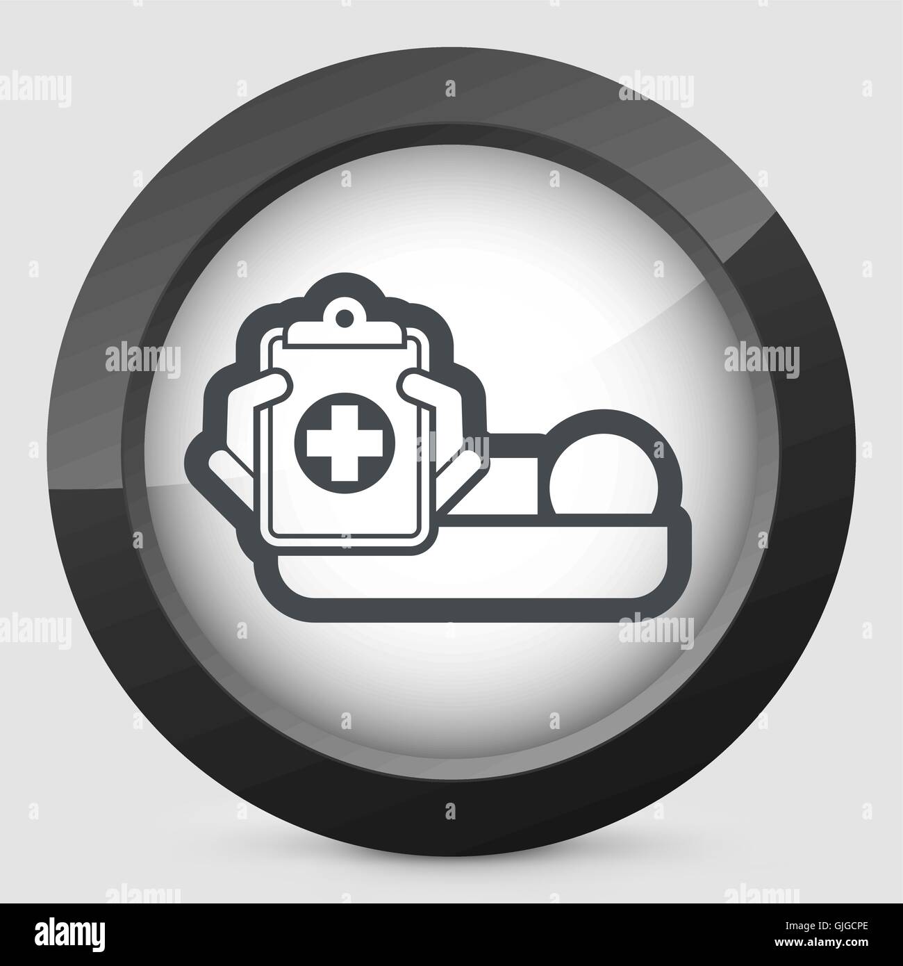 Chambre d’hôpital Illustration de Vecteur