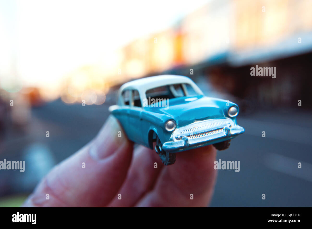 Modèle rétro Hillman Minx voiture, Melbourne, Victoria, Australie Banque D'Images