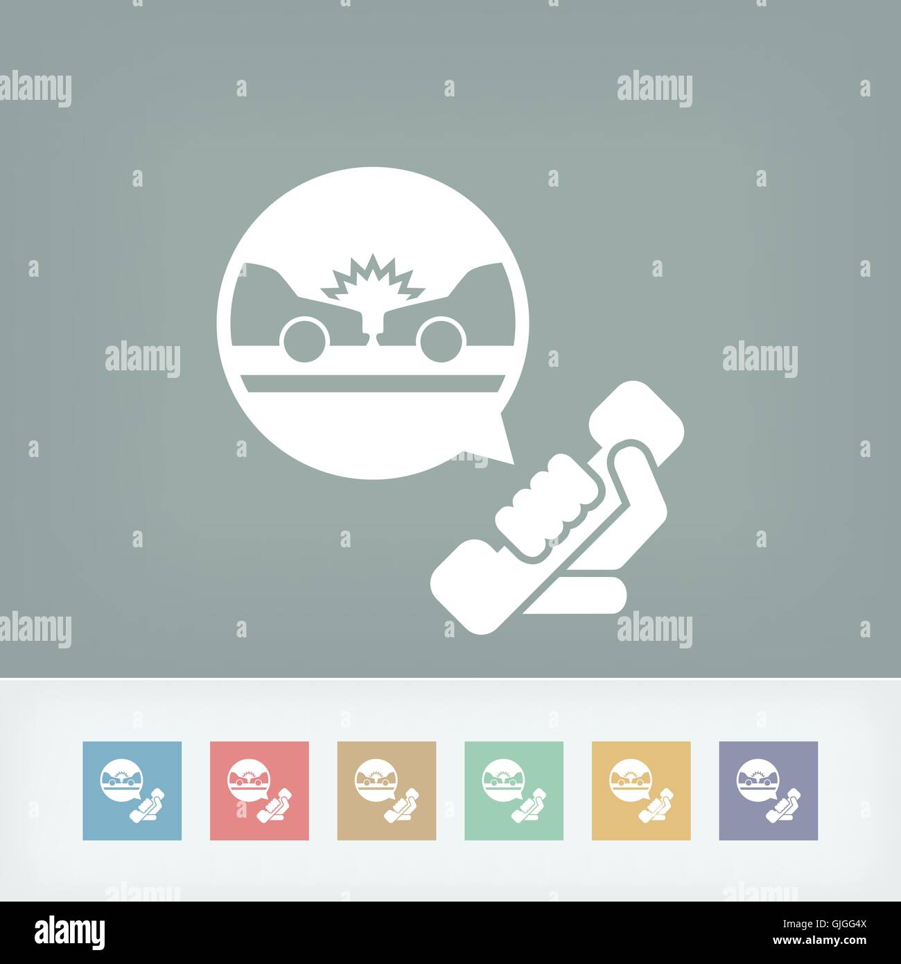 L'assistance routière Illustration de Vecteur