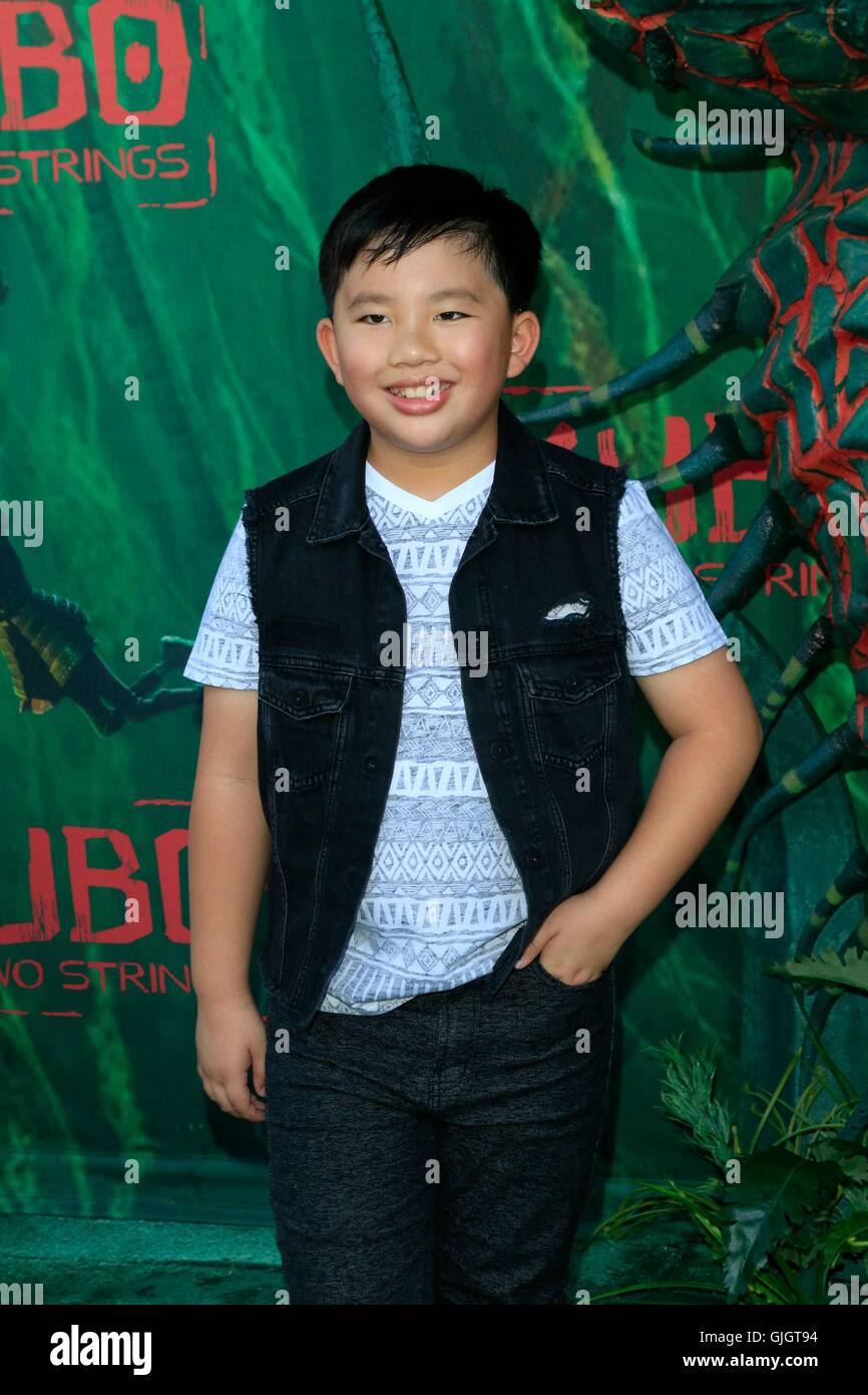 Albert Tsai aux arrivées pour les chiens de guerre chinois TCL, Premiere 6 cinémas (autrefois Grauman's), Los Angeles, CA 15 août 2016. Photo par : Priscilla Grant/Everett Collection Banque D'Images