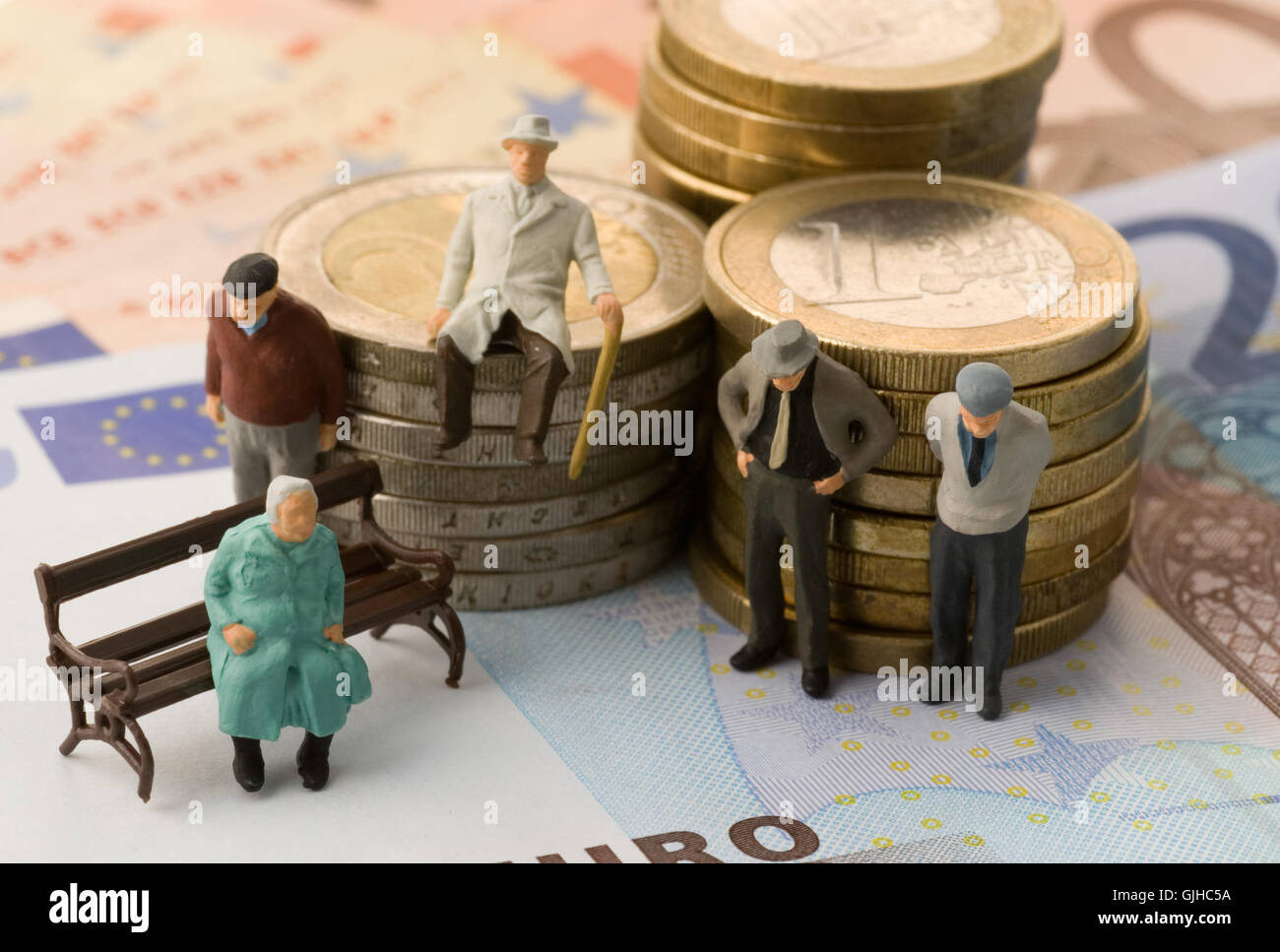 Pension Banque D'Images