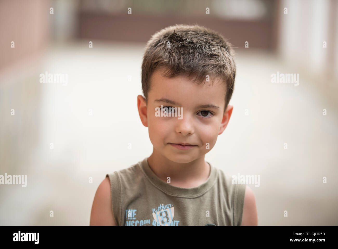 Portrait of a smiling boy Banque D'Images